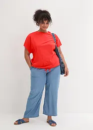 T-shirt avec détail noué à la base, bonprix