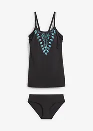 Long Tankini (2-tlg.Set) aus recyceltem Polyamid, bpc bonprix collection