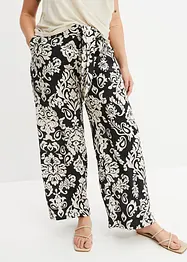 Pantalon palazzo à taille confortable, bonprix