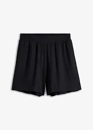 Shorts mit hohem Bund aus Strukturjersey, bonprix