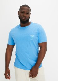 T-Shirt mit Brusttasche aus Slub-Yarn und Bio Baumwolle, bpc bonprix collection