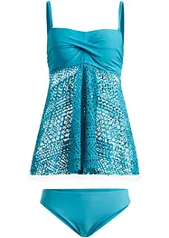 Long-Tankini (2-tlg. Set) mit Spitze, bonprix