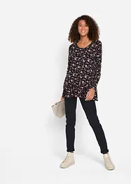 Lange Shirt-Tunika aus Viskose-Mischung, bonprix