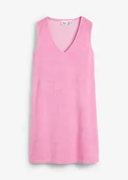 Robe trapèze en tissu éponge, bonprix
