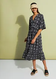 Robe midi en jersey imprimé, bonprix