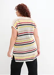 Stricktop mit Seitenschlitzen, bpc bonprix collection