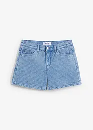 Jeansshorts, Mid Waist, gestreift, John Baner JEANSWEAR