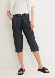 Wide Leg Jeans, Mid Waist, Capri, John Baner JEANSWEAR