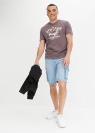 Long Jeans-Shorts mit Cargotaschen, Regular Fit, John Baner JEANSWEAR