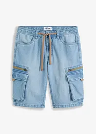 Short long en jean avec poches cargo, Regular Fit, John Baner JEANSWEAR