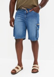 Long Jeans-Shorts mit Cargotaschen, Regular Fit, John Baner JEANSWEAR