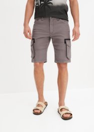 Stretch-Cargo-Bermuda, Regular Fit, RAINBOW