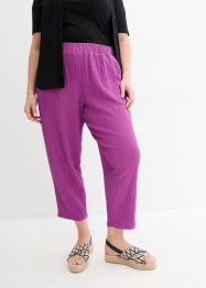 Pantalon jersey ample en mousseline, longueur cheville, bpc bonprix collection