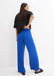 Pantalon avec effet texturé et taille confortable, bonprix