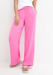 Pantalon avec effet texturé et taille confortable, bonprix