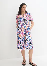 Robe en popeline de coton avec poches, longueur mi-mollet, bonprix