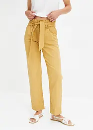 Pantalon léger en twill avec taille élastique, bonprix