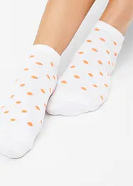 Kurzsocken mit Bio-Baumwolle (6er Pack), bonprix