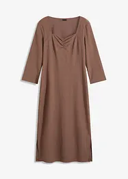 Robe midi en crêpe léger, bonprix