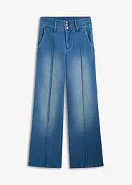 Wide-Leg-Jeans Mid Waist, bonprix