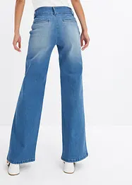 Wide-Leg-Jeans Mid Waist, bonprix