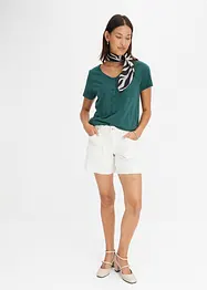 T-Shirt aus Baumwoll-Viskose-Mix, bonprix