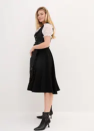 Dirndl mit Pailletten Schürze (2-tlg.Set), bonprix