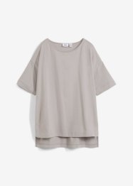 T-shirt oversize en coton avec fentes sur le côté, bpc bonprix collection