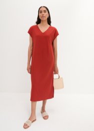 Midi-Kleid aus Rippjersey, bpc bonprix collection