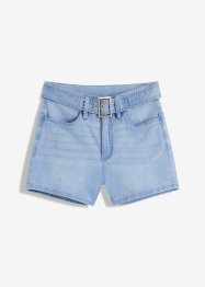 Jeans-Shorts mit Gürtel (2-tlg. Set), RAINBOW