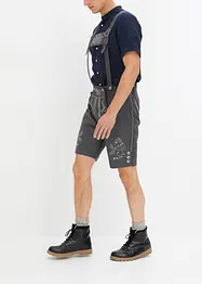 Regular Fit Trachten-Hose aus Lederimitat, bonprix