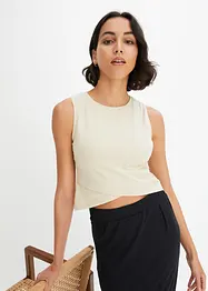 Cropped Top aus Baumwolle mit Stretch, bonprix