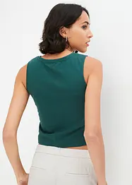 Cropped Top aus Baumwolle mit Stretch, bonprix