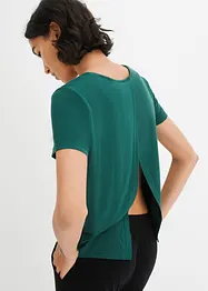 Shirt aus fließender Viskose mit Rückendetail, bonprix