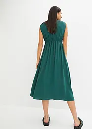 Midi-Kleid mit Drapierung, bonprix