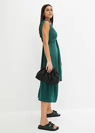 Midi-Kleid mit Drapierung, bonprix