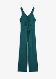 Jersey-Jumpsuit mit Raffung, bonprix