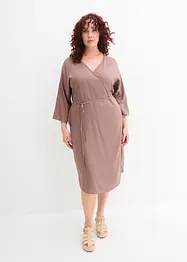 Midi-Kleid aus fließender Viskose, bonprix