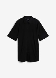 Shirt-Bluse mit Rippstruktur und Knopfleiste, bpc bonprix collection