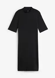 Robe en jersey à col montant, manches 1/2, bonprix