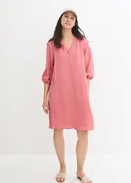 Tunika-Kleid aus Strukturstoff, knieumspielend, bonprix