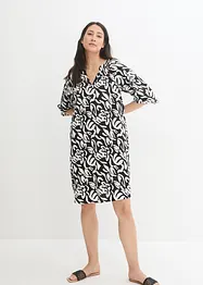 Tunika-Kleid aus Strukturstoff, knieumspielend, bonprix