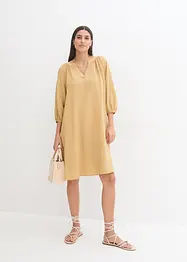 Tunika-Kleid aus Strukturstoff, knieumspielend, bonprix