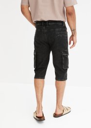 Stretch-Jeans-Long-Bermuda, Regular Fit, RAINBOW