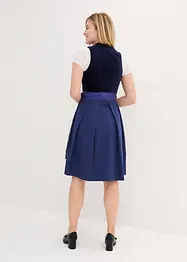 Dirndl mit Samt-Mieder und Satin-Schürze (2-tlg.Set), bonprix