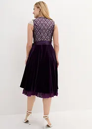 Dirndl avec jacquard et broderie (ens. 2 pces), bonprix