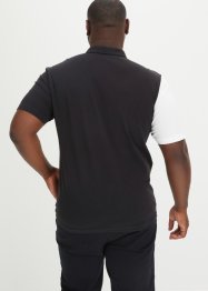 Stretch-Poloshirt mit Reißverschluss und Bio Baumwolle, Slim Fit, RAINBOW