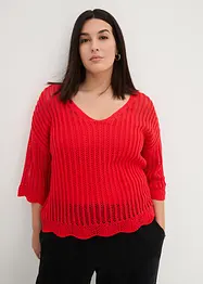 Ajour Pullover, bonprix