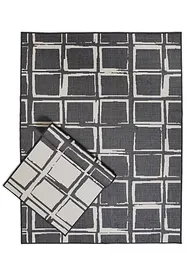 In- und Outdoor Wende-Teppich mit Karos, bonprix
