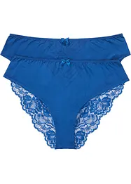 Brazilslip mit Glanzeffekt (2er Pack), bonprix